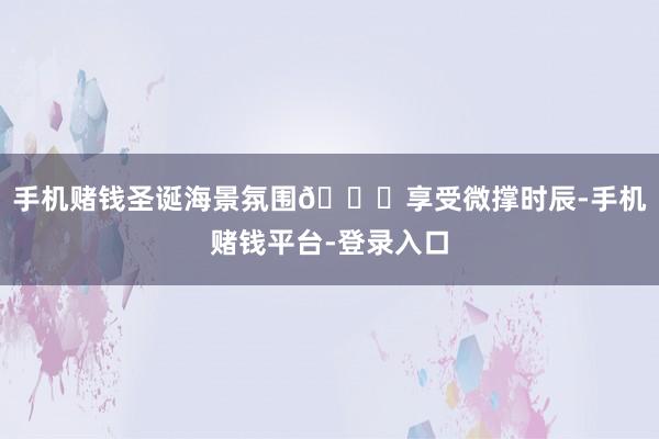 手机赌钱圣诞海景氛围🎄享受微撑时辰-手机赌钱平台-登录入口