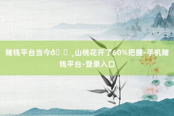 赌钱平台当今🌸山桃花开了60%把握-手机赌钱平台-登录入口