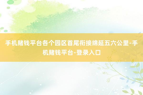 手机赌钱平台各个园区首尾衔接绵延五六公里-手机赌钱平台-登录入口